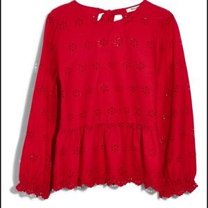 MADEWELL Eyelet Blouse